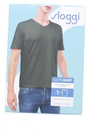Herren T-Shirt Sloggi, Größe S, Farbe Grün, Preis € 41,99
