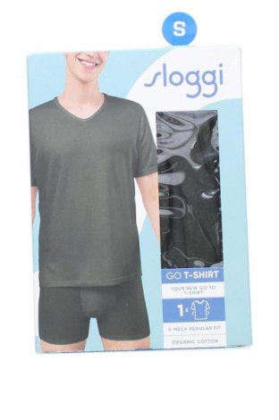 Herren T-Shirt Sloggi, Größe S, Farbe Grün, Preis € 41,99