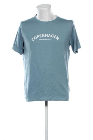 Męski T-shirt Sondag & Sons, Rozmiar L, Kolor Niebieski, Cena 36,99 zł