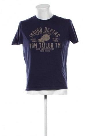 Tricou de bărbați Tom Tailor, Mărime L, Culoare Albastru, Preț 53,82 Lei