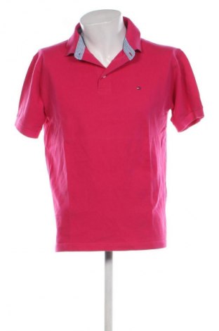 Мъжка тениска Tommy Hilfiger, Размер L, Цвят Розов, Цена 68,02 лв.