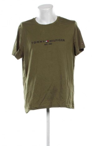 Pánske tričko  Tommy Hilfiger, Veľkosť XL, Farba Zelená, Cena  20,95 €