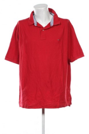 Ανδρικό t-shirt Tommy Hilfiger, Μέγεθος 4XL, Χρώμα Κόκκινο, Τιμή 35,99 €