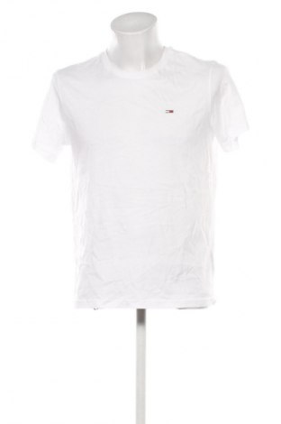 Tricou de bărbați Tommy Jeans, Mărime L, Culoare Alb, Preț 243,99 Lei