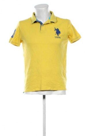 Мъжка тениска U.S. Polo Assn., Размер L, Цвят Жълт, Цена 45,13 лв.