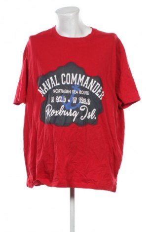 Мъжка тениска Unbranded, Размер 5XL, Цвят Червен, Цена 8,69 €
