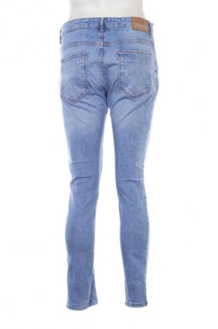 Męskie jeansy Bershka, Rozmiar L, Kolor Niebieski, Cena 69,89 zł