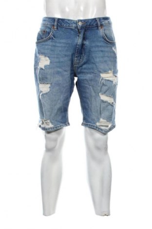 Мъжки къс панталон Pull&Bear, Размер XL, Цвят Син, Цена 54,34 лв.