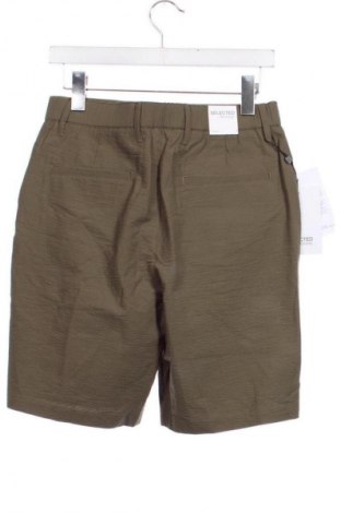 Ανδρικό κοντό παντελόνι Selected Homme, Μέγεθος S, Χρώμα Πράσινο, Τιμή 37,99 €