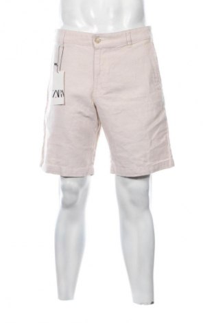 Ανδρικό κοντό παντελόνι Zara, Μέγεθος M, Χρώμα  Μπέζ, Τιμή 23,52 €