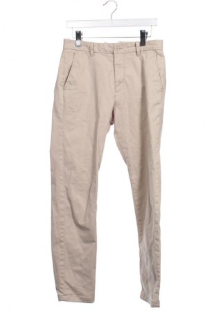 Мъжки панталон H&M, Размер S, Цвят Бежов, Цена 39,10 лв.