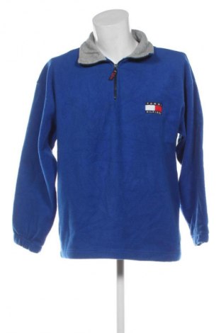 Męska bluza z polaru Tommy Hilfiger, Rozmiar XL, Kolor Niebieski, Cena 272,99 zł