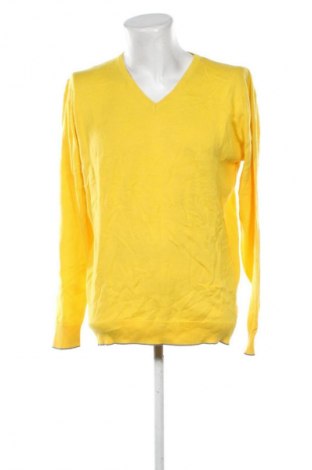 Ανδρικό πουλόβερ Cotton&silk, Μέγεθος XXL, Χρώμα Κίτρινο, Τιμή 10,99 €