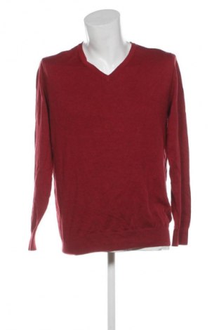 Ανδρικό πουλόβερ Dressmann, Μέγεθος L, Χρώμα Κόκκινο, Τιμή 12,99 €