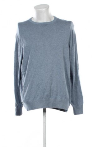 Ανδρικό πουλόβερ George, Μέγεθος XXL, Χρώμα Μπλέ, Τιμή 17,92 €