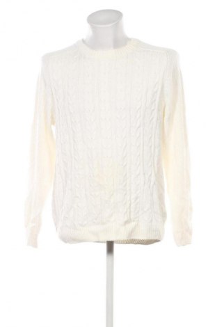 Ανδρικό πουλόβερ Primark, Μέγεθος L, Χρώμα Λευκό, Τιμή 9,99 €