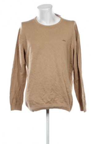Ανδρικό πουλόβερ S.Oliver, Μέγεθος XL, Χρώμα  Μπέζ, Τιμή 13,99 €