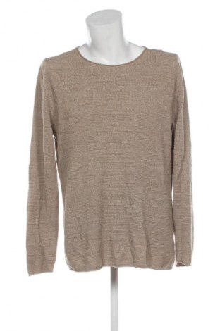 Мъжки пуловер Selected Homme, Размер XL, Цвят Бежов, Цена 22,99 лв.