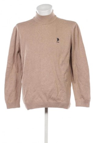 Ανδρικό πουλόβερ U.S. Polo Assn., Μέγεθος 3XL, Χρώμα  Μπέζ, Τιμή 35,99 €