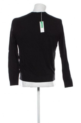 Ανδρικό πουλόβερ United Colors Of Benetton, Μέγεθος M, Χρώμα Μαύρο, Τιμή 55,24 €