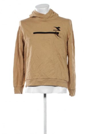 Мъжки суитшърт Diadora, Размер L, Цвят Бежов, Цена 51,99 лв.