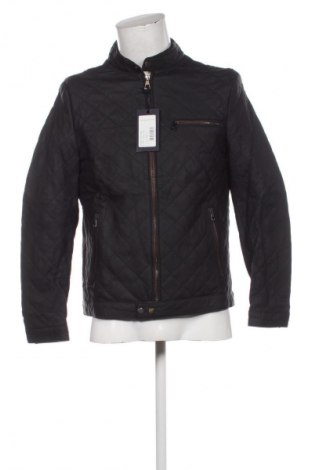Ανδρικό δερμάτινο μπουφάν Giorgio Di Mare, Μέγεθος L, Χρώμα Μαύρο, Τιμή 429,99 €