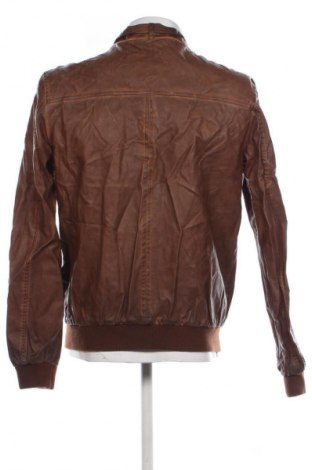 Ανδρικό δερμάτινο μπουφάν Jean Pascale, Μέγεθος L, Χρώμα Καφέ, Τιμή 26,99 €