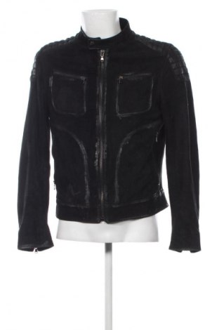 Férfi bőrdzseki Pierre Darré, Méret L, Szín Fekete, Ár 45 356 Ft