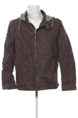 Pánská kožená bunda  Springfield, Velikost XXL, Barva Hnědá, Cena  669,00 Kč