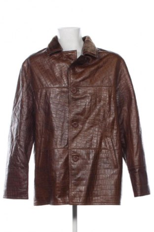Pánska kožená bunda  Unbranded, Veľkosť XXL, Farba Hnedá, Cena  54,73 €
