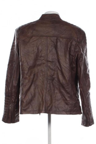 Pánská kožená bunda  Unbranded, Velikost 3XL, Barva Hnědá, Cena  1 649,00 Kč