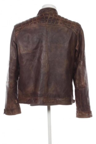 Pánská kožená bunda  Unbranded, Velikost 3XL, Barva Hnědá, Cena  1 649,00 Kč