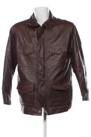 Męska skórzana kurtka Unbranded, Rozmiar XL, Kolor Brązowy, Cena 112,64 zł