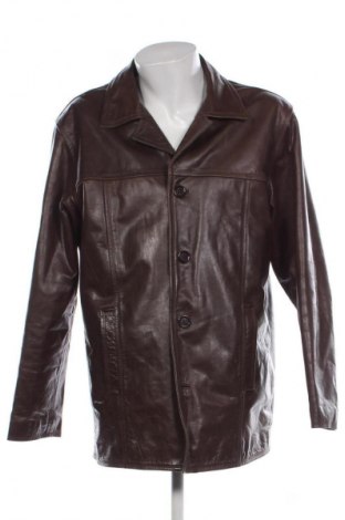 Ανδρικό δερμάτινο μπουφάν Unbranded, Μέγεθος 3XL, Χρώμα Καφέ, Τιμή 55,00 €
