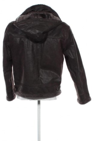 Ανδρικό δερμάτινο μπουφάν Unbranded, Μέγεθος L, Χρώμα Καφέ, Τιμή 54,67 €