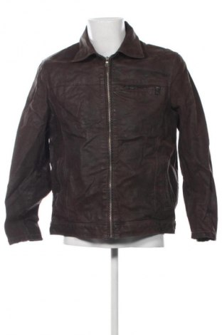 Ανδρικό δερμάτινο μπουφάν Unbranded, Μέγεθος L, Χρώμα Καφέ, Τιμή 58,99 €