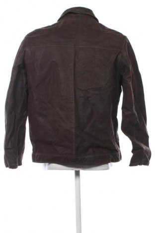 Ανδρικό δερμάτινο μπουφάν Unbranded, Μέγεθος L, Χρώμα Καφέ, Τιμή 58,99 €