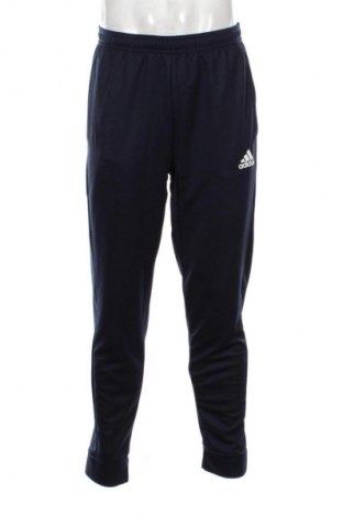 Pantaloni trening de bărbați Adidas, Mărime L, Culoare Albastru, Preț 125,92 Lei