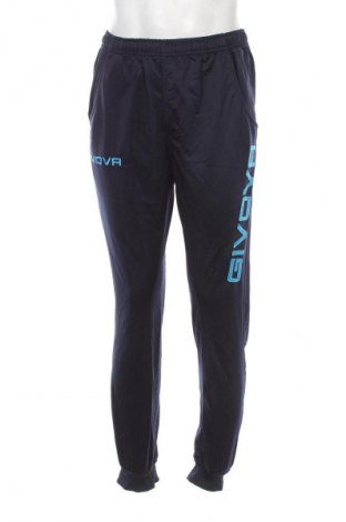 Męskie spodnie sportowe Givova, Rozmiar S, Kolor Niebieski, Cena 63,99 zł