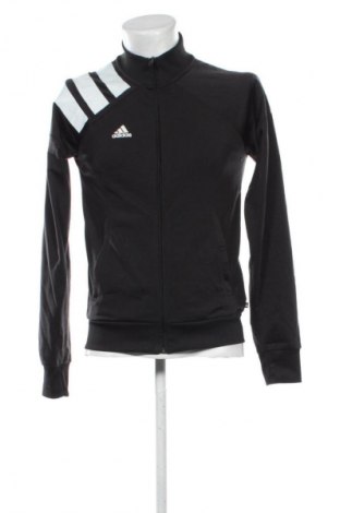 Ανδρική αθλητική ζακέτα Adidas, Μέγεθος S, Χρώμα Μαύρο, Τιμή 22,99 €