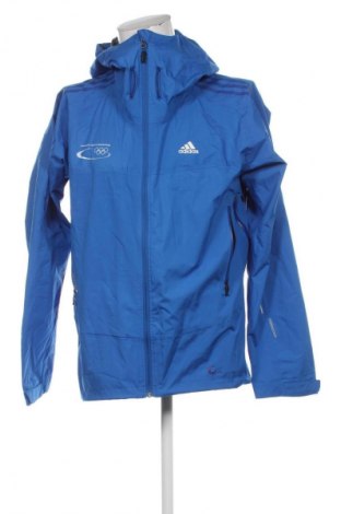 Herrenjacke Adidas, Größe L, Farbe Blau, Preis € 38,99