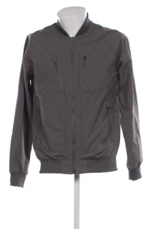 Ανδρικό μπουφάν Adidas, Μέγεθος M, Χρώμα Γκρί, Τιμή 46,47 €