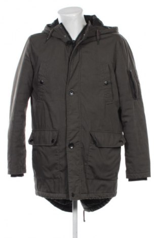 Ανδρικό μπουφάν Clockhouse, Μέγεθος M, Χρώμα Γκρί, Τιμή 34,72 €