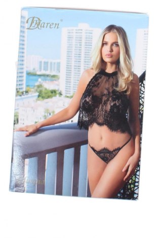 Пижама Dkaren, Размер XXL, Цвят Черен, Цена 127,99 лв.