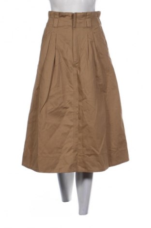 Пола H&M, Размер S, Цвят Кафяв, Цена 23,46 лв.