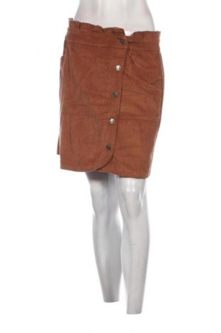 Fustă Naf Naf, Mărime L, Culoare Maro, Preț 36,99 Lei