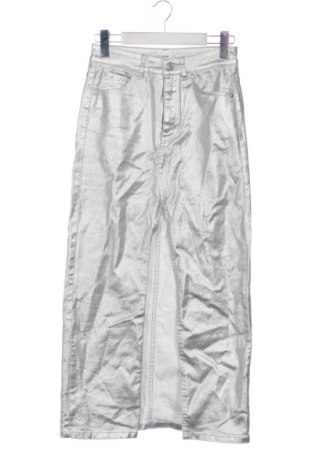 Φούστα Pull&Bear, Μέγεθος XS, Χρώμα Ασημί, Τιμή 11,76 €