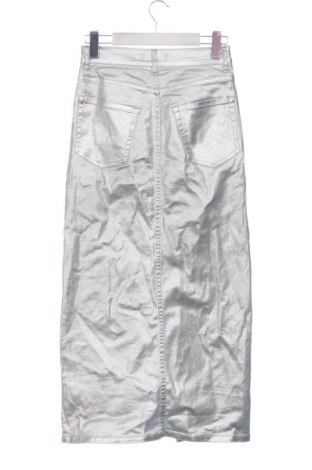 Φούστα Pull&Bear, Μέγεθος XS, Χρώμα Ασημί, Τιμή 11,76 €