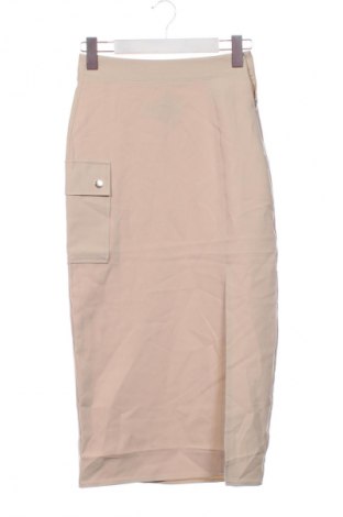 Φούστα Sinsay, Μέγεθος XS, Χρώμα  Μπέζ, Τιμή 11,76 €