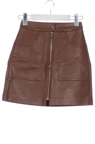 Sukně Stradivarius, Velikost XXS, Barva Hnědá, Cena  241,00 Kč